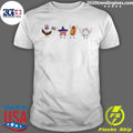 Bald Eagle Star Hot Dog And Firework Celebrate The American Holiday Cartoon 4th Of July Shirt - T-Shirt, Sweatshirt, Hoodie