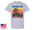 2025 Tropic Thunder Funny Meme T-Shirt, Never Go Full Vintage Shirt Unisex T-shirt, Sweatshirt, Hoodie, Long Sleeve Tee - T-Shirt, Sweatshirt, Hoodie