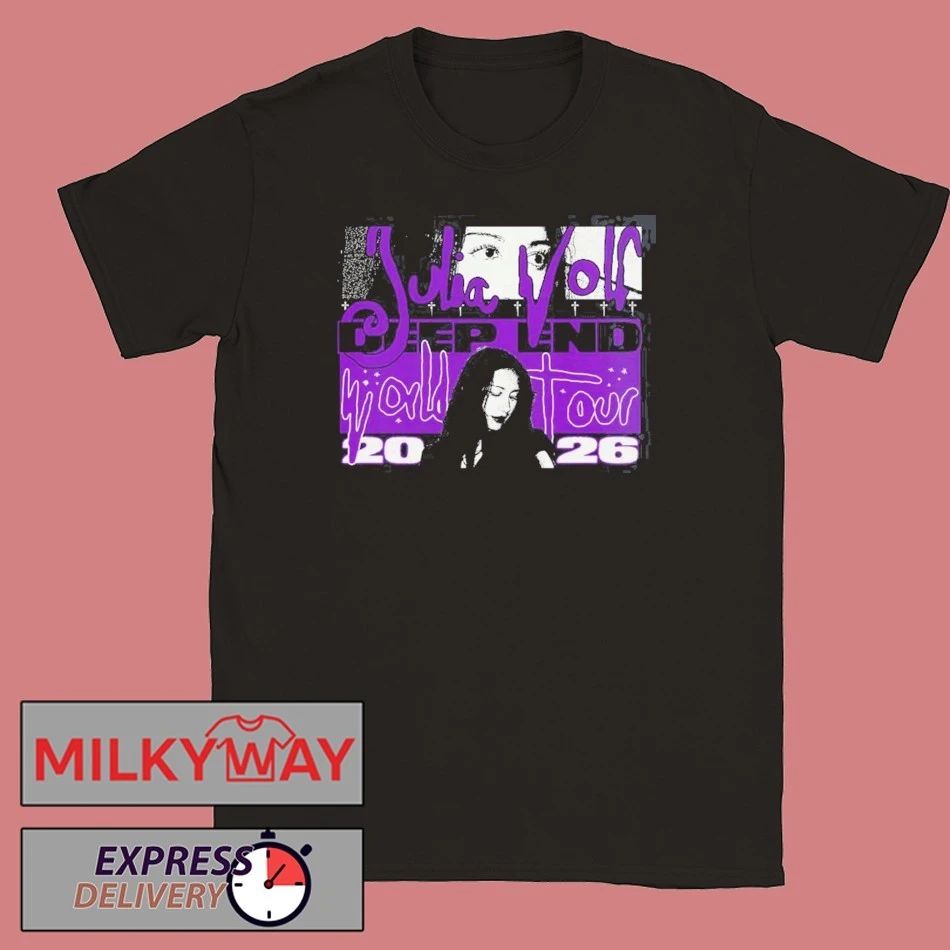 Julia Wolf Deep End World Tour 2026 North America UK And EU Schedule Dates Two Sided T-Shirt - T-Shirt, Sweatshirt, Hoodie