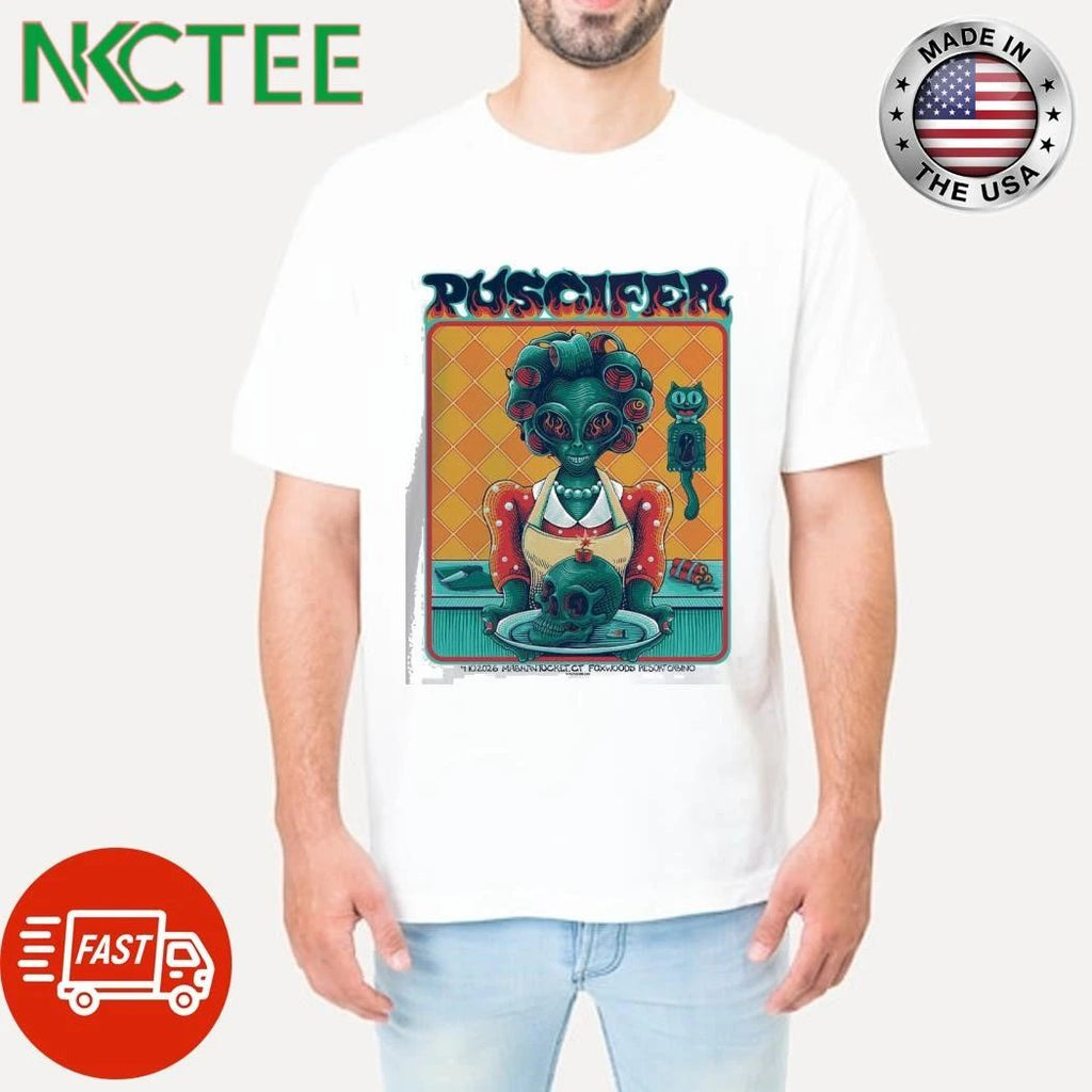 Puscifer Mashantucket Connecticut 2026 Gig Poster At Foxwoods Resort Casino On April 10 2026 shirt - T-Shirt, Sweatshirt, Hoodie