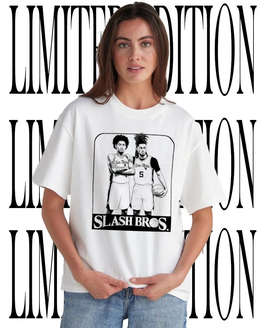 San Antonio Spurs Slash Bros Basketball Illustration shirt Unisex T-shirt, Sweatshirt, Hoodie, Long Sleeve Tee - T-Shirt, Sweatshirt, Hoodie