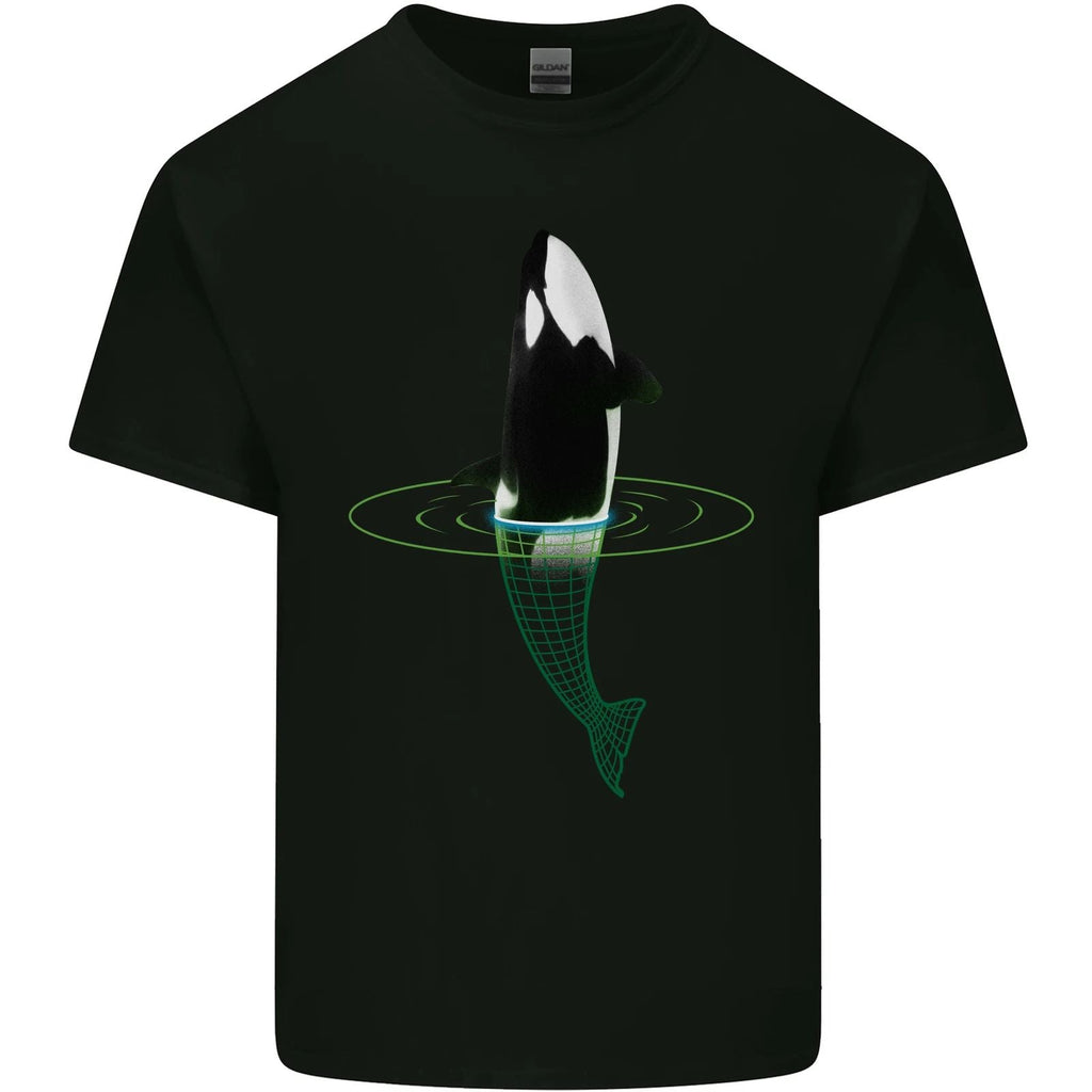 A SCI-FI Orca Whale Mens Light Cotton T-Shirt Unisex T-shirt, Sweatshirt, Hoodie, Long Sleeve Tee - T-Shirt, Sweatshirt, Hoodie