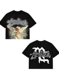 Camiseta Angel Cupid Graphic Tee Negra Streetwear Unisex M medium t-Shirt M Medi Unisex T-shirt, Sweatshirt, Hoodie, Long Sleeve Tee - T-Shirt, Sweatshirt, Hoodie
