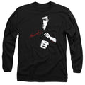 Bruce Lee The Dragon Awaits Long Sleeve T-Shirt S-2XL, Black Unisex T-shirt, Sweatshirt, Hoodie, Long Sleeve Tee - T-Shirt, Sweatshirt, Hoodie
