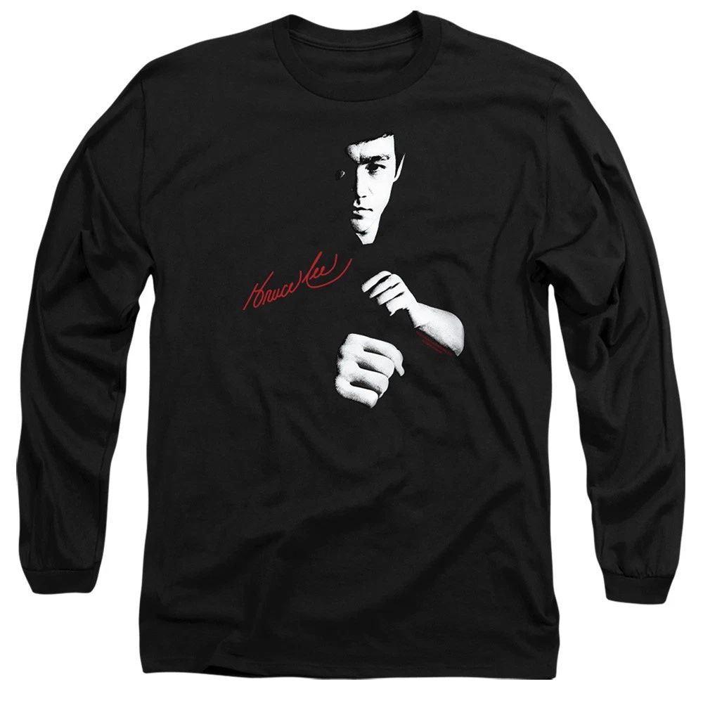 Bruce Lee The Dragon Awaits Long Sleeve T-Shirt S-2XL, Black Unisex T-shirt, Sweatshirt, Hoodie, Long Sleeve Tee - T-Shirt, Sweatshirt, Hoodie