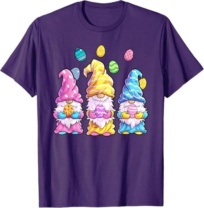 Gnome Easter Shirt Women Easter Outfit Easter Girls T-Shirt Unisex T-shirt, Sweatshirt, Hoodie, Long Sleeve Tee - T-Shirt, Sweatshirt, Hoodie