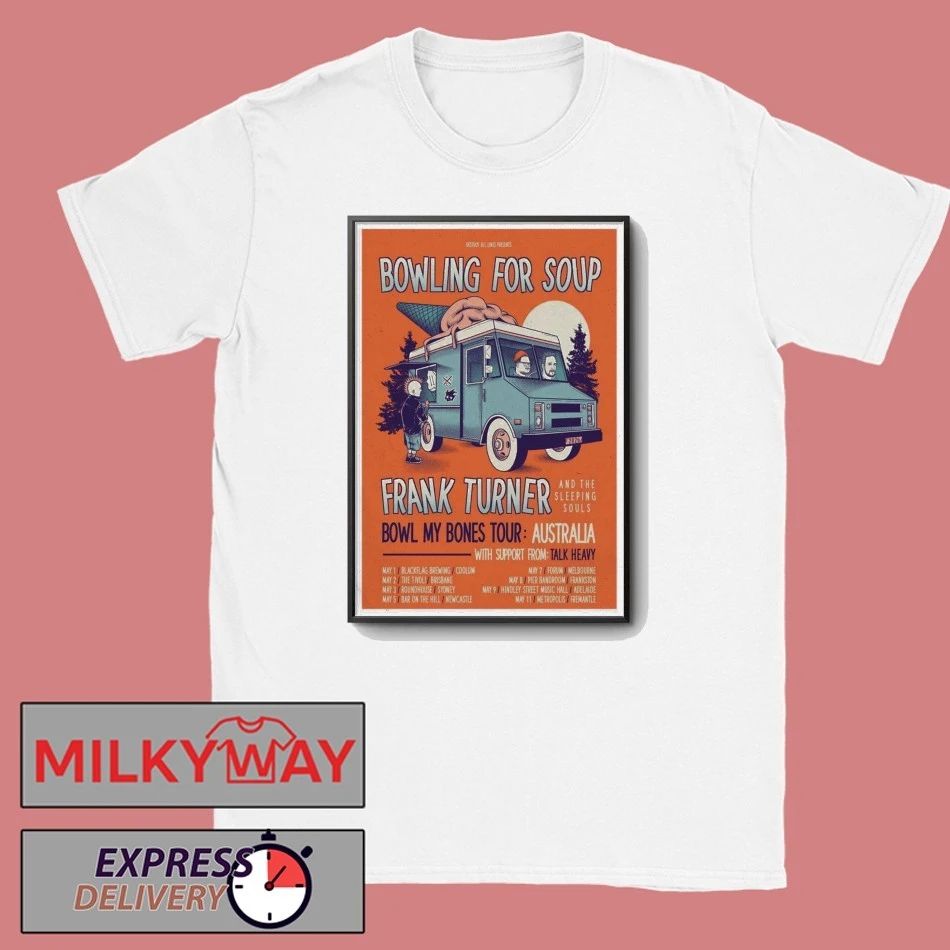 LIMITED May 2026 Bowling For Soup Poster Tour shirt Unisex T-shirt, Sweatshirt, Hoodie, Long Sleeve Tee - T-Shirt, Sweatshirt, Hoodie