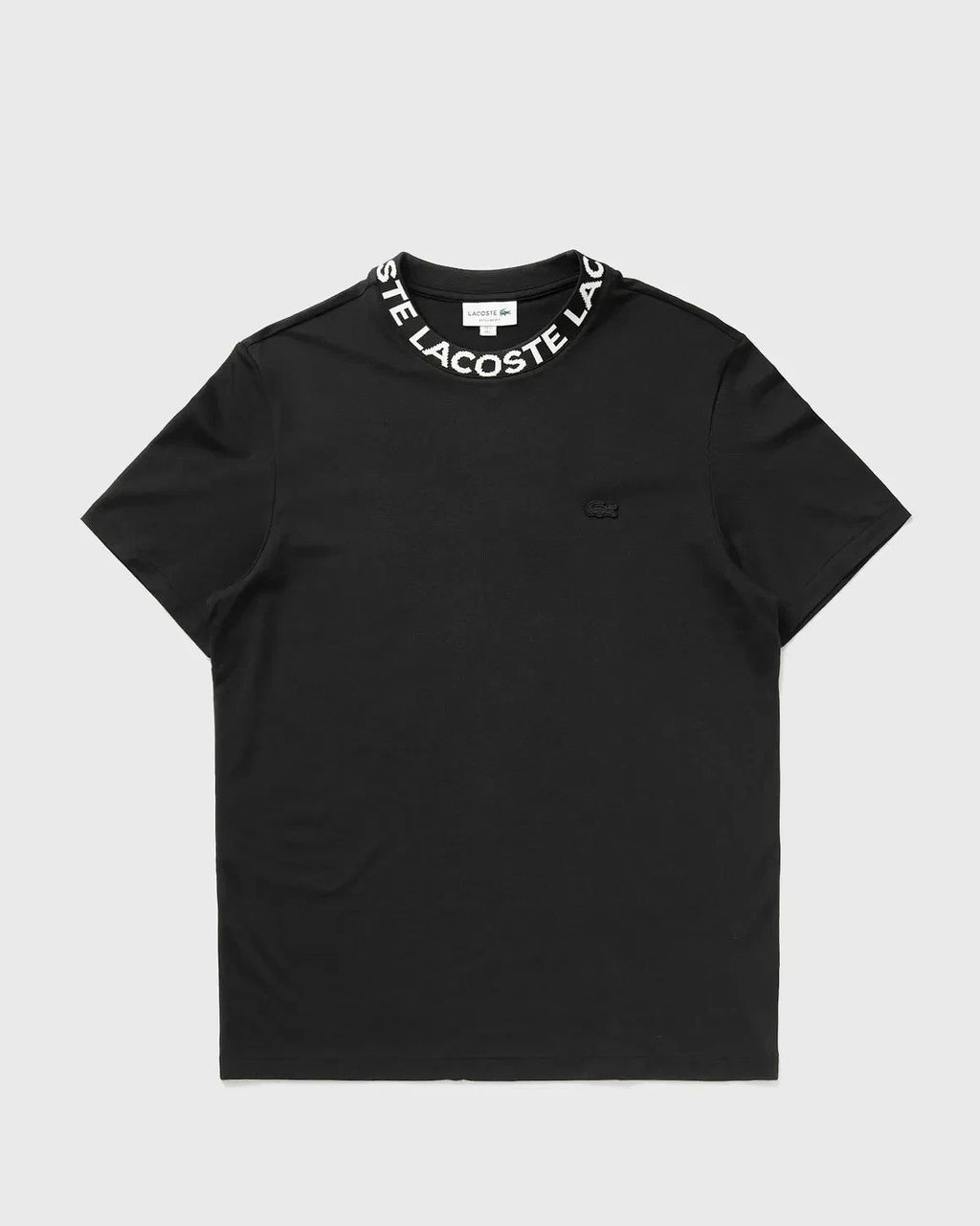 Lacoste T Shirt Mens Black Jacquard Branded Pique Neck Summer White Lightweight Unisex T-shirt, Sweatshirt, Hoodie, Long Sleeve Tee - T-Shirt, Sweatshirt, Hoodie