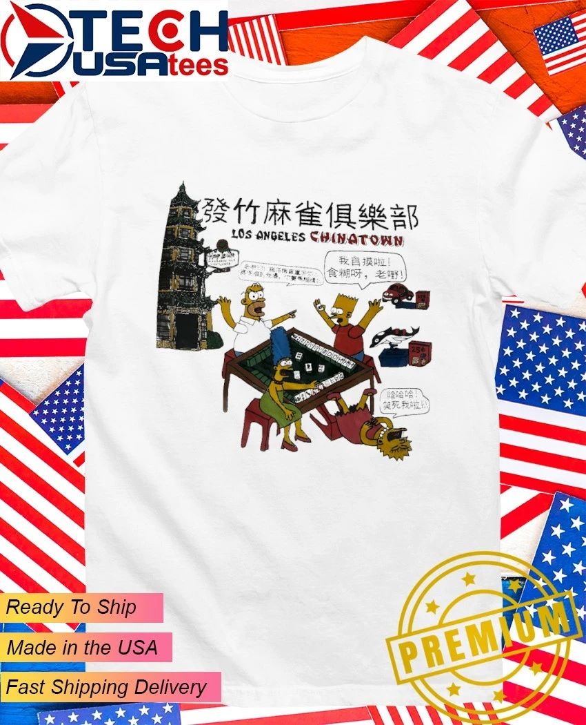 The Simpsons Los Angeles Chinatown shirt Unisex T-shirt, Sweatshirt, Hoodie, Long Sleeve Tee - T-Shirt, Sweatshirt, Hoodie