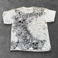 Mens Skull Crown Tee White Y2K Streetwear Grunge Affliction Style S-2XL Unisex T-shirt, Sweatshirt, Hoodie, Long Sleeve Tee - T-Shirt, Sweatshirt, Hoodie