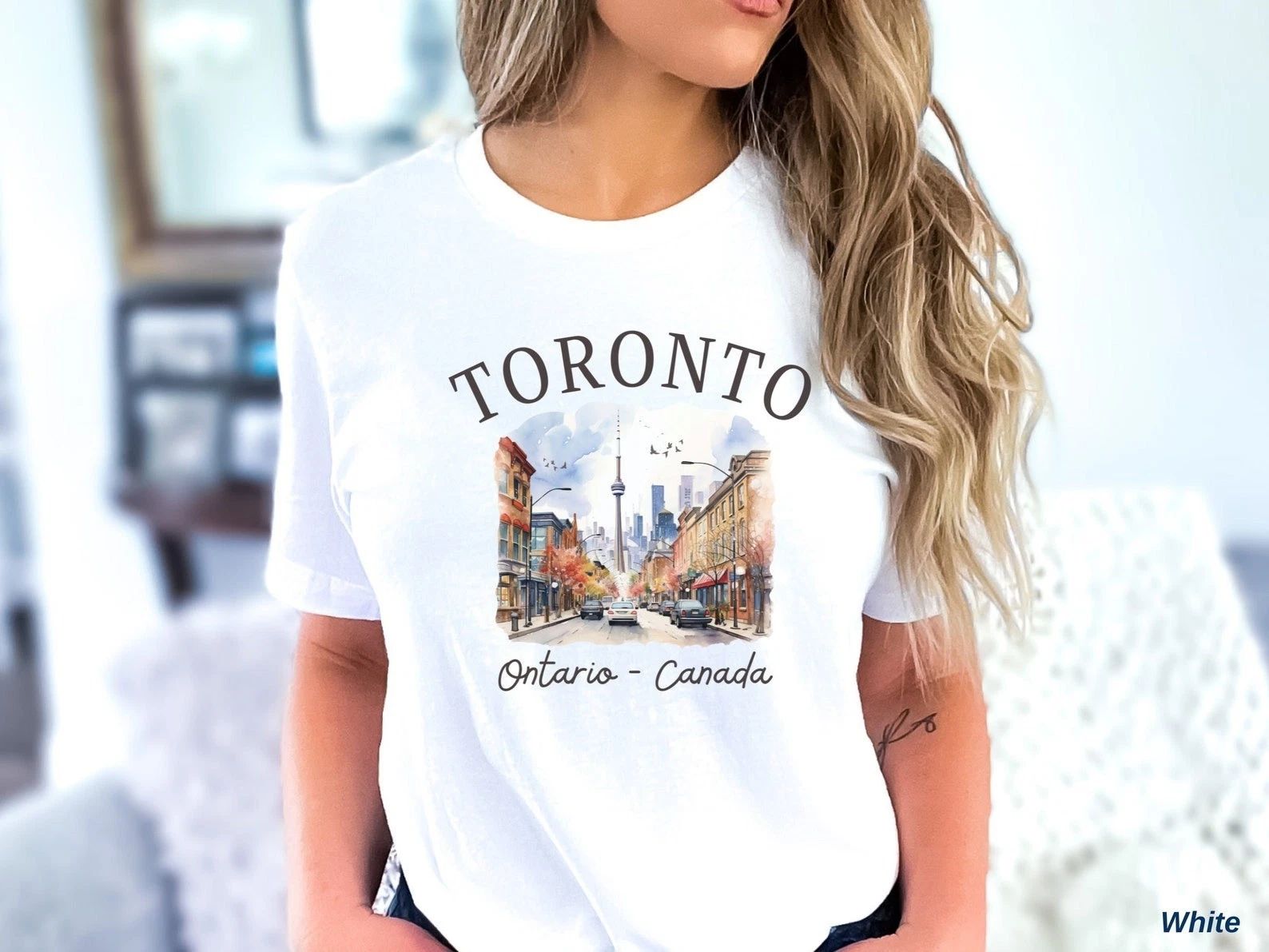 Toronto T-Shirt Travel Gift for Ontario Canada Trip Lovers Souvenir Tee Unisex T-shirt, Sweatshirt, Hoodie, Long Sleeve Tee - T-Shirt, Sweatshirt, Hoodie