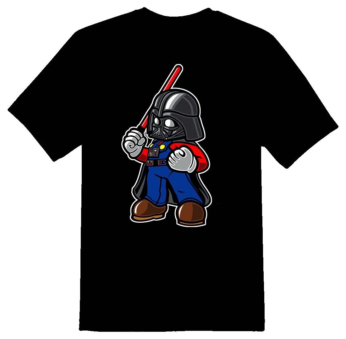 Darth Plumber Tee shirt black or white Unisex T-shirt, Sweatshirt, Hoodie, Long Sleeve Tee - T-Shirt, Sweatshirt, Hoodie