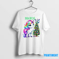 Magical Unicorn Fairy Christmas Tree Tshirts Sweater Unisex T-shirt, Sweatshirt, Hoodie, Long Sleeve Tee - T-Shirt, Sweatshirt, Hoodie