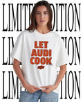 Let Audi Cook Audi Crooks Oklahoma State Cowgirls Basketball signature shirt Unisex T-shirt, Sweatshirt, Hoodie, Long Sleeve Tee - T-Shirt, Sweatshirt, Hoodie