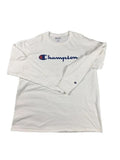 Champion Script Logo Long Sleeve T-Shirt White Size 2XLA-0036 Unisex T-shirt, Sweatshirt, Hoodie, Long Sleeve Tee - T-Shirt, Sweatshirt, Hoodie