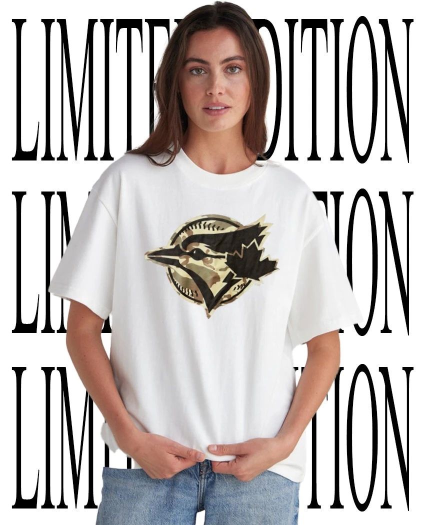 Camo Toronto Blue Jays logo shirt Unisex T-shirt, Sweatshirt, Hoodie, Long Sleeve Tee - T-Shirt, Sweatshirt, Hoodie