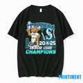 Mariner Moose Seattle Mariners 2025 American League Champions Tshirts Sweater Unisex T-shirt, Sweatshirt, Hoodie, Long Sleeve Tee - T-Shirt, Sweatshirt, Hoodie