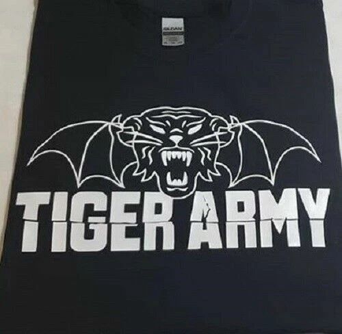 Tiger Army Punk rock hardcore thrash band T shirt tee music band bat Unisex T-shirt, Sweatshirt, Hoodie, Long Sleeve Tee - T-Shirt, Sweatshirt, Hoodie