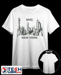 New York City tonight show skyline shirt Unisex T-shirt, Sweatshirt, Hoodie, Long Sleeve Tee - T-Shirt, Sweatshirt, Hoodie