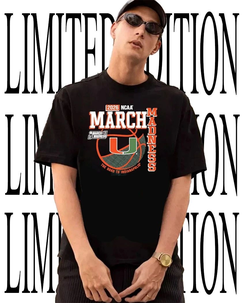 NCAA March Madness 2026 Miami University road to Indianapolis logo tee Unisex T-shirt, Sweatshirt, Hoodie, Long Sleeve Tee - T-Shirt, Sweatshirt, Hoodie