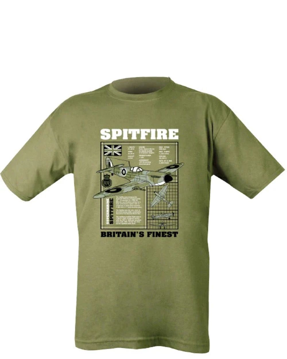 Mens Supermarine Spitfire T-Shirt Military British Army Royal Air Force Tee Unisex T-shirt, Sweatshirt, Hoodie, Long Sleeve Tee - T-Shirt, Sweatshirt, Hoodie