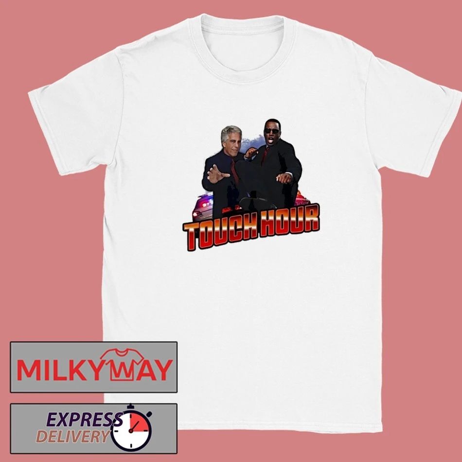 Touch Hour Epstein Diddy Graphic Shirts Unisex T-shirt, Sweatshirt, Hoodie, Long Sleeve Tee - T-Shirt, Sweatshirt, Hoodie