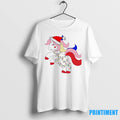 Unicorn Fairy Lights Red Pink Christmas Tshirts Sweater Unisex T-shirt, Sweatshirt, Hoodie, Long Sleeve Tee - T-Shirt, Sweatshirt, Hoodie