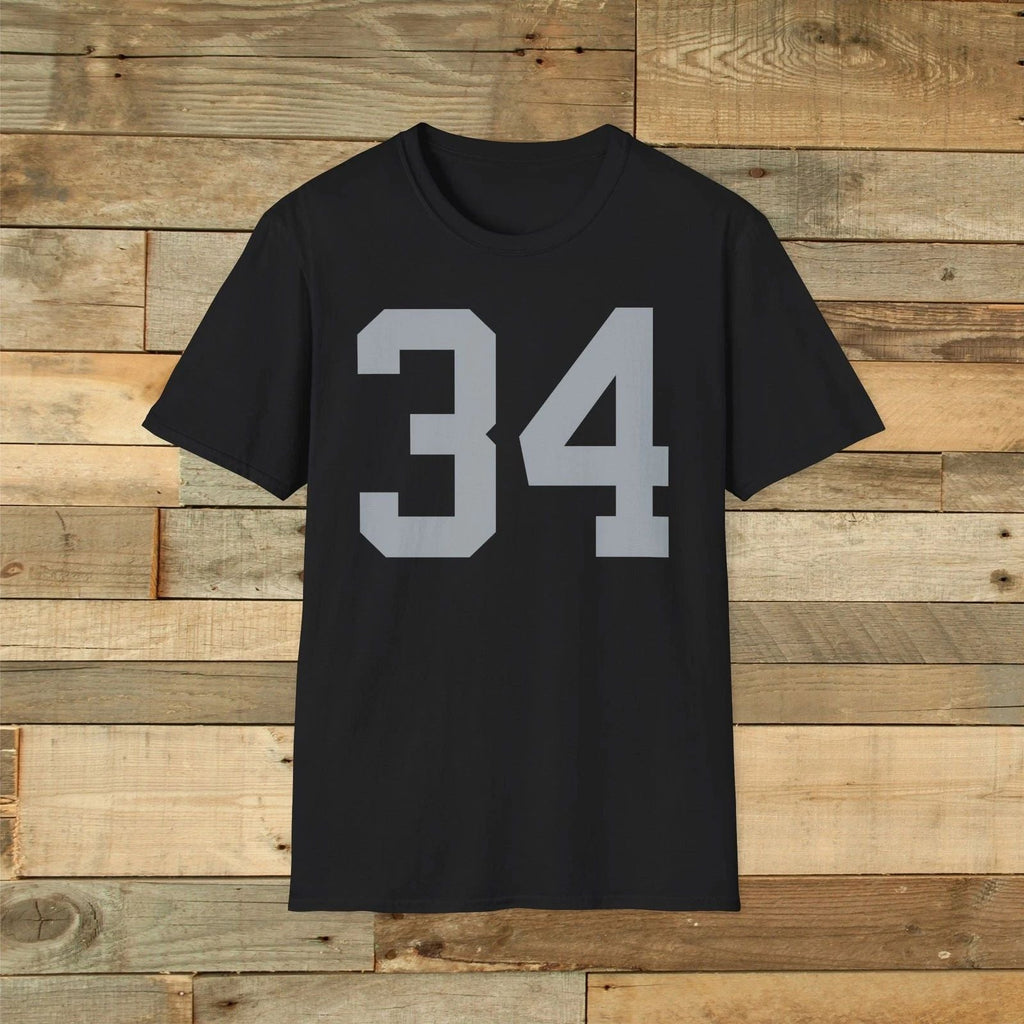 Bo Jackson #34 Oakland Raiders Jersey T-Shirt - Front & Back Print Unisex T-shirt, Sweatshirt, Hoodie, Long Sleeve Tee - T-Shirt, Sweatshirt, Hoodie