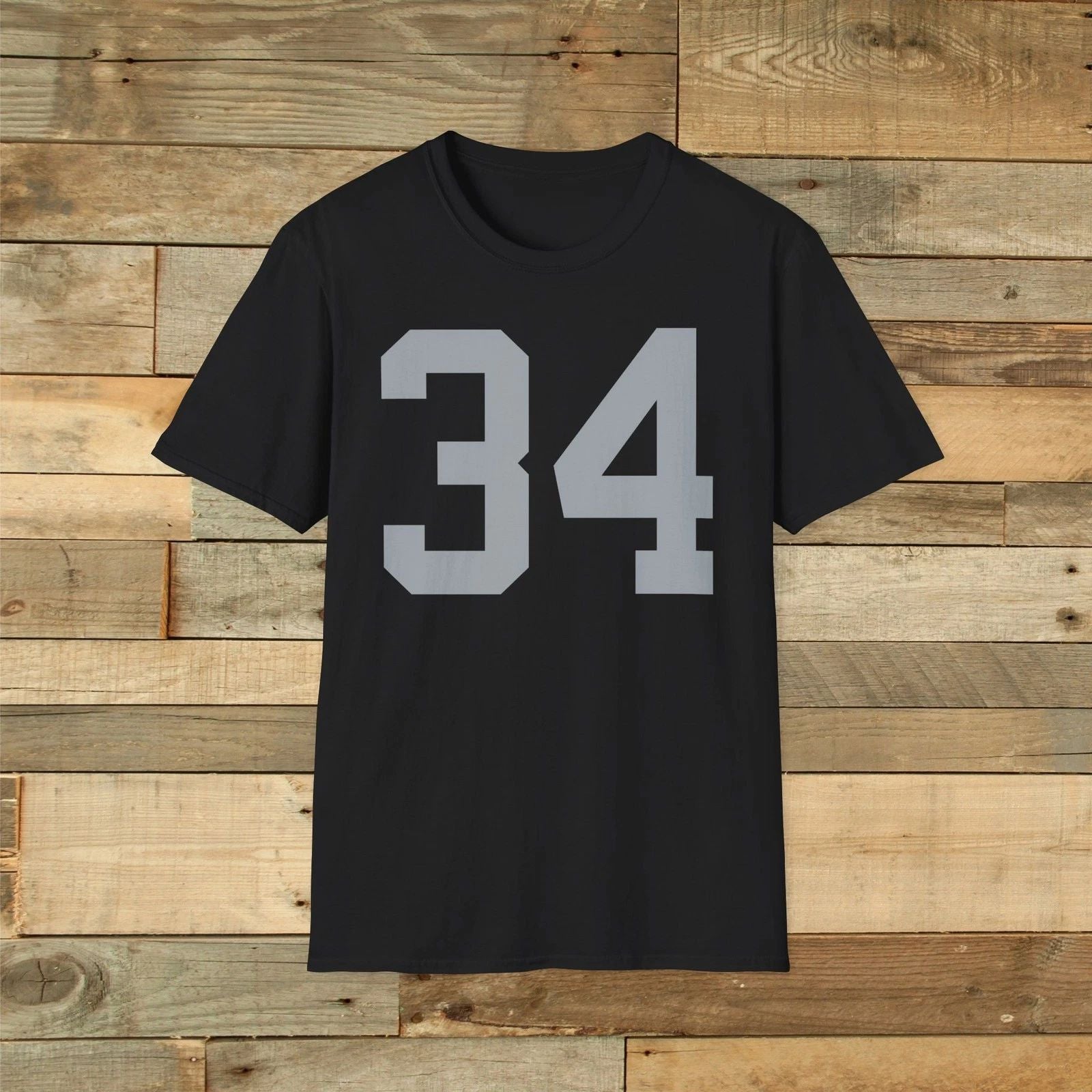 Bo Jackson #34 Oakland Raiders Jersey T-Shirt - Front & Back Print Unisex T-shirt, Sweatshirt, Hoodie, Long Sleeve Tee - T-Shirt, Sweatshirt, Hoodie