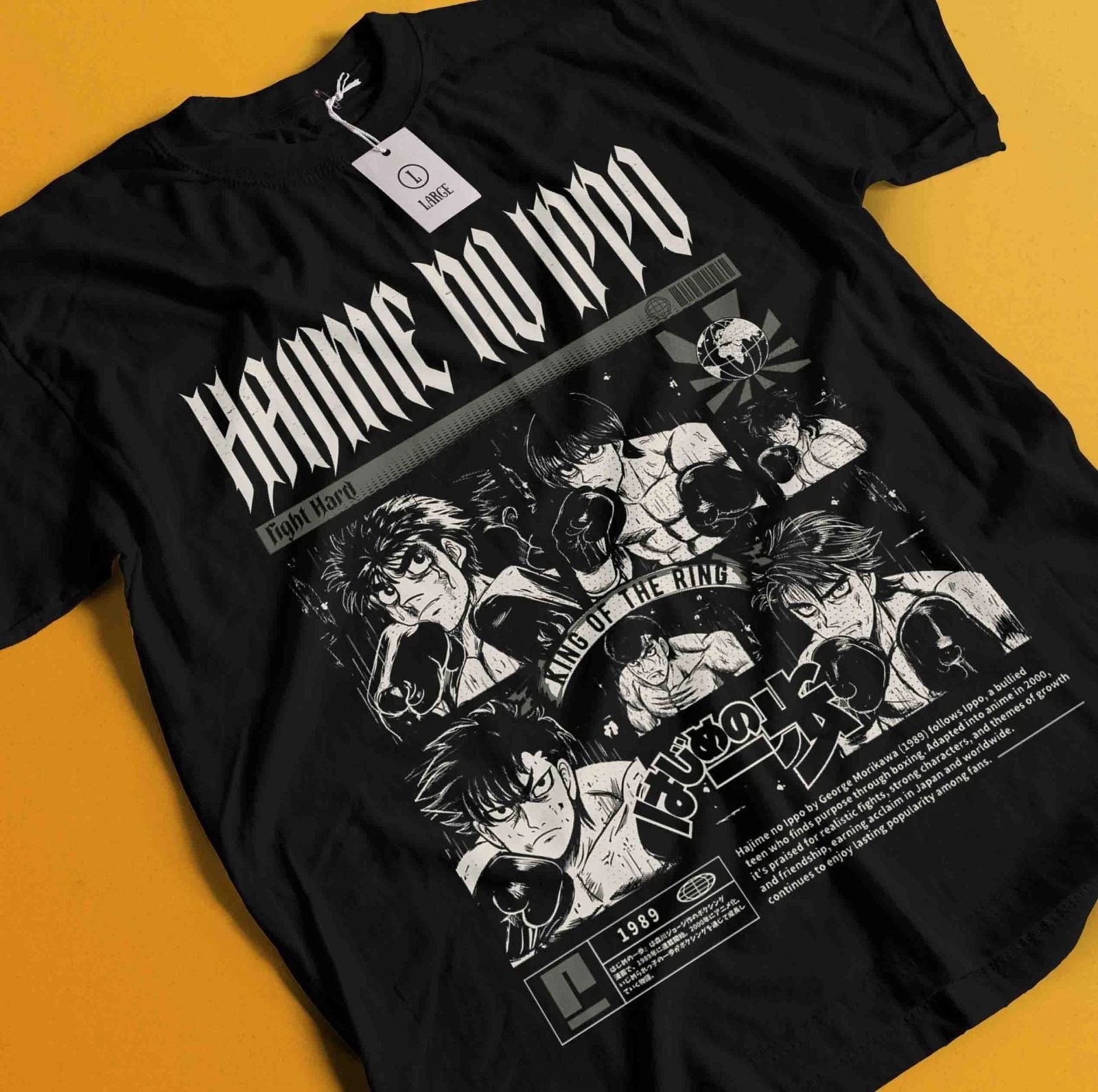 Hajime No Ippo T-Shirt Ippo Makunouchi Kamogawa Boxing Gym Kbg Shirt All Size Unisex T-shirt, Sweatshirt, Hoodie, Long Sleeve Tee - T-Shirt, Sweatshirt, Hoodie