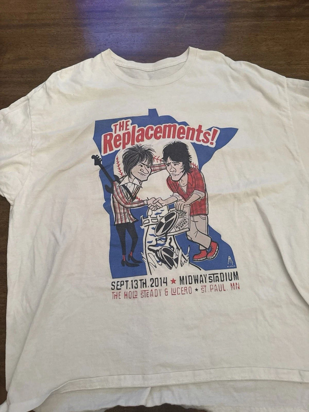 The Replacements Midway Stadium Concert Tour T-shirt All size S to 5XL GC4345 Unisex T-shirt, Sweatshirt, Hoodie, Long Sleeve Tee - T-Shirt, Sweatshirt, Hoodie