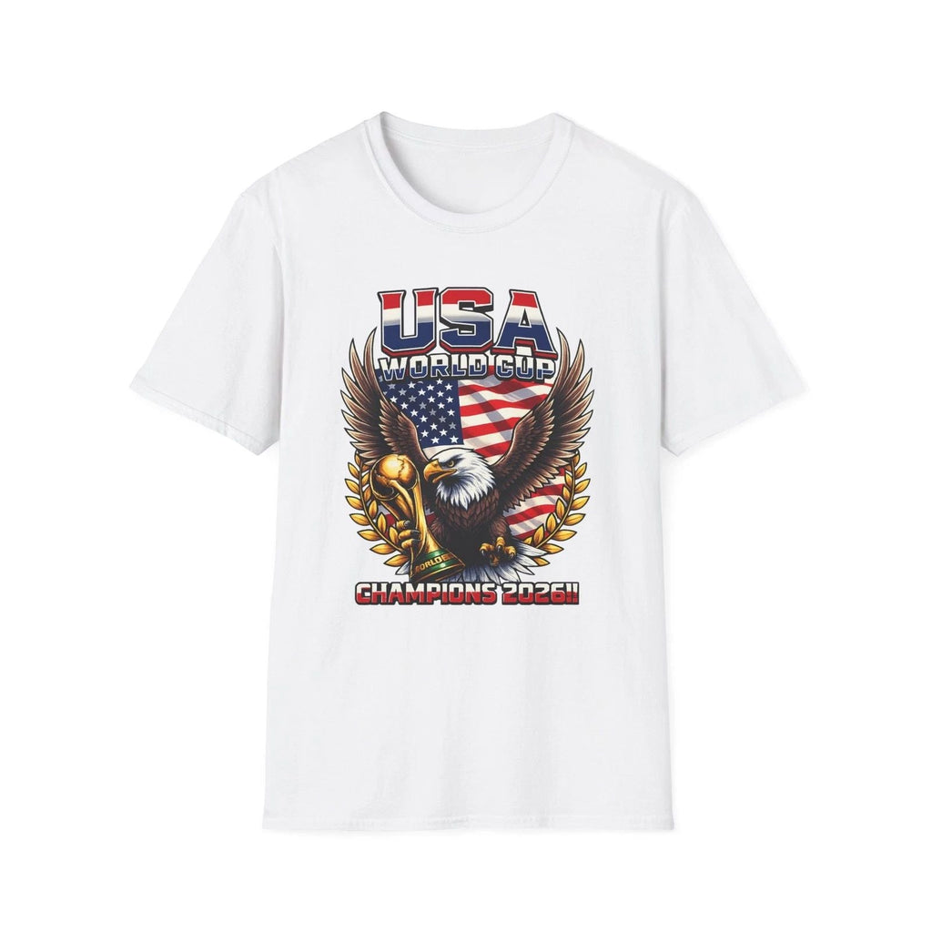 USA Eagle with Flag T-Shirt | American Patriot Graphic Tee Unisex T-shirt, Sweatshirt, Hoodie, Long Sleeve Tee - T-Shirt, Sweatshirt, Hoodie