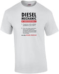 Diesel Mechanic T-Shirt Unisex T-shirt, Sweatshirt, Hoodie, Long Sleeve Tee - T-Shirt, Sweatshirt, Hoodie