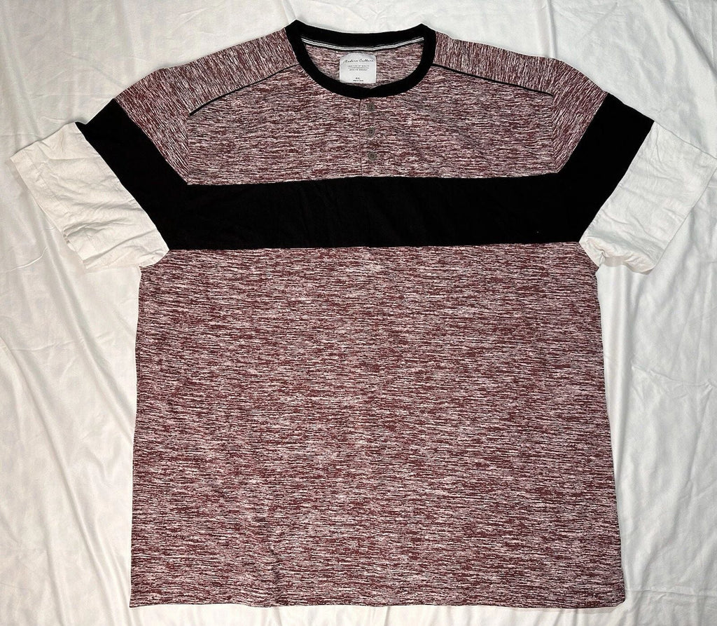 Modern Culture Mens Size 4XL T-Shirt Colorblock Red White Black Cotton Blend NWT Unisex T-shirt, Sweatshirt, Hoodie, Long Sleeve Tee - T-Shirt, Sweatshirt, Hoodie