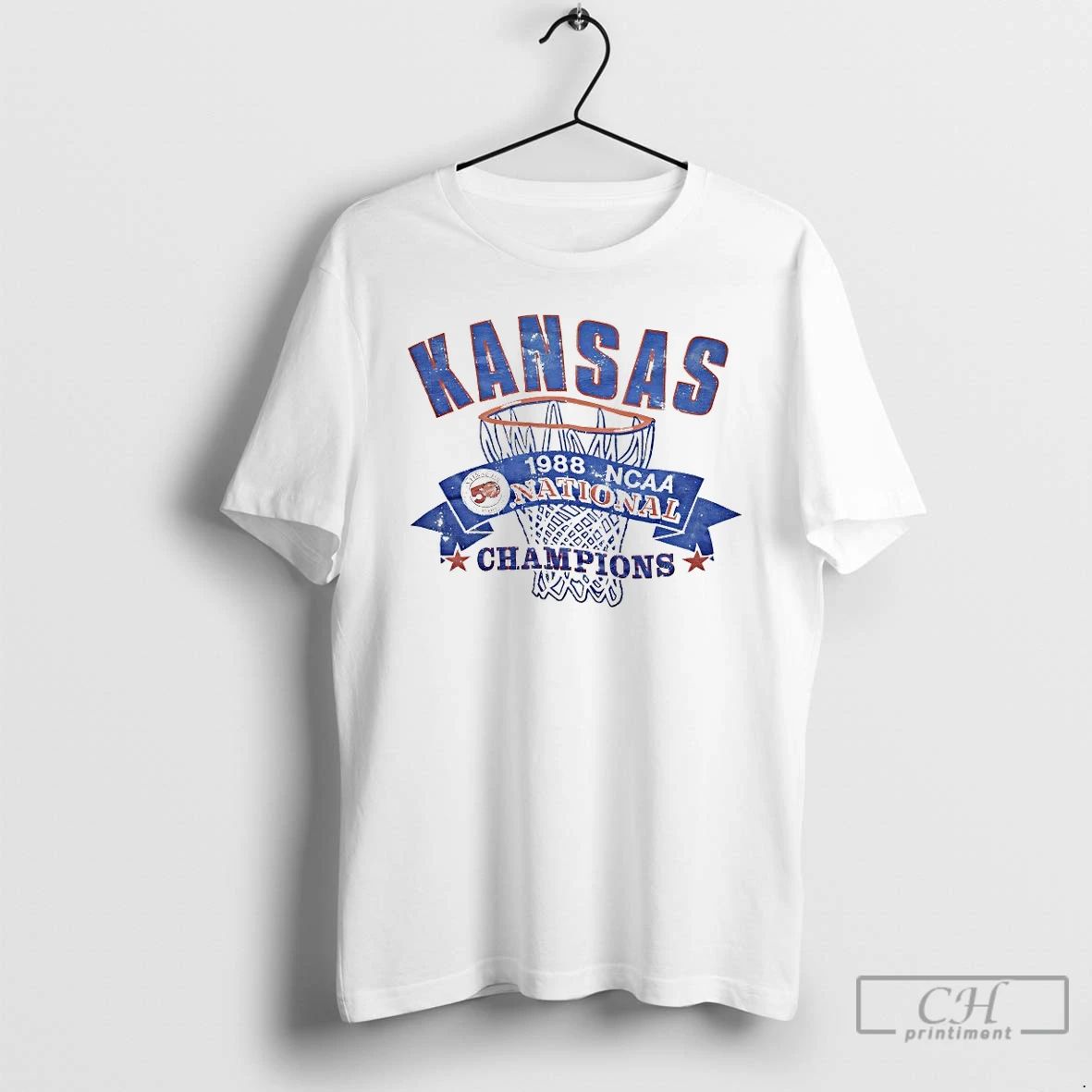 Classic Kansas Jayhawks 1988 Ncaa National Champions Vintage T Shirts Unisex T-shirt, Sweatshirt, Hoodie, Long Sleeve Tee - T-Shirt, Sweatshirt, Hoodie