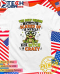 Turtle the only person Im really scared of is myself that bitch is crazy shirt Unisex T-shirt, Sweatshirt, Hoodie, Long Sleeve Tee - T-Shirt, Sweatshirt, Hoodie
