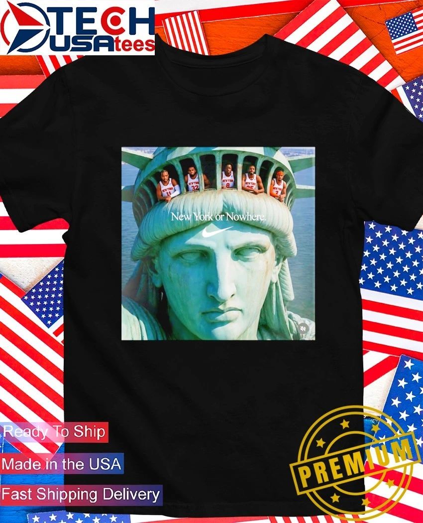 New York or Nowhere 2026 NBA Champions Knicks Liberty shirt Unisex T-shirt, Sweatshirt, Hoodie, Long Sleeve Tee - T-Shirt, Sweatshirt, Hoodie