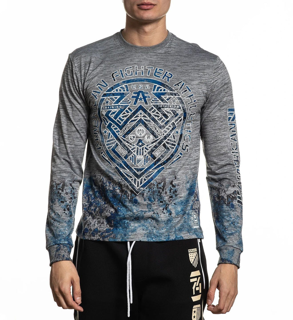 AMERICAN FIGHTER HENDERSON Men's T-Shirt L/S Biker MMA Unisex T-shirt, Sweatshirt, Hoodie, Long Sleeve Tee - T-Shirt, Sweatshirt, Hoodie