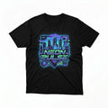 Neon Pulse Cyberpunk City T-Shirt - Retro 80s Futuristic Synthwave Streetwear Unisex T-shirt, Sweatshirt, Hoodie, Long Sleeve Tee - T-Shirt, Sweatshirt, Hoodie