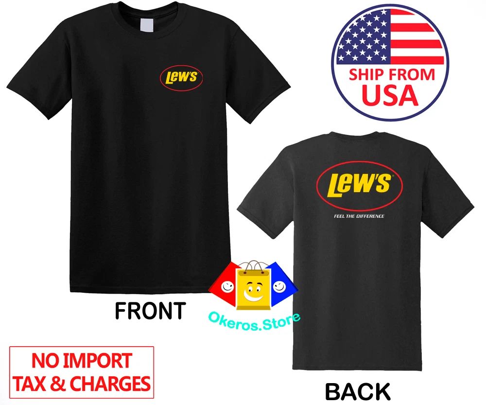 Lew's Fishing Reels Men's Black Size S to 3XL Unisex T-shirt, Sweatshirt, Hoodie, Long Sleeve Tee - T-Shirt, Sweatshirt, Hoodie