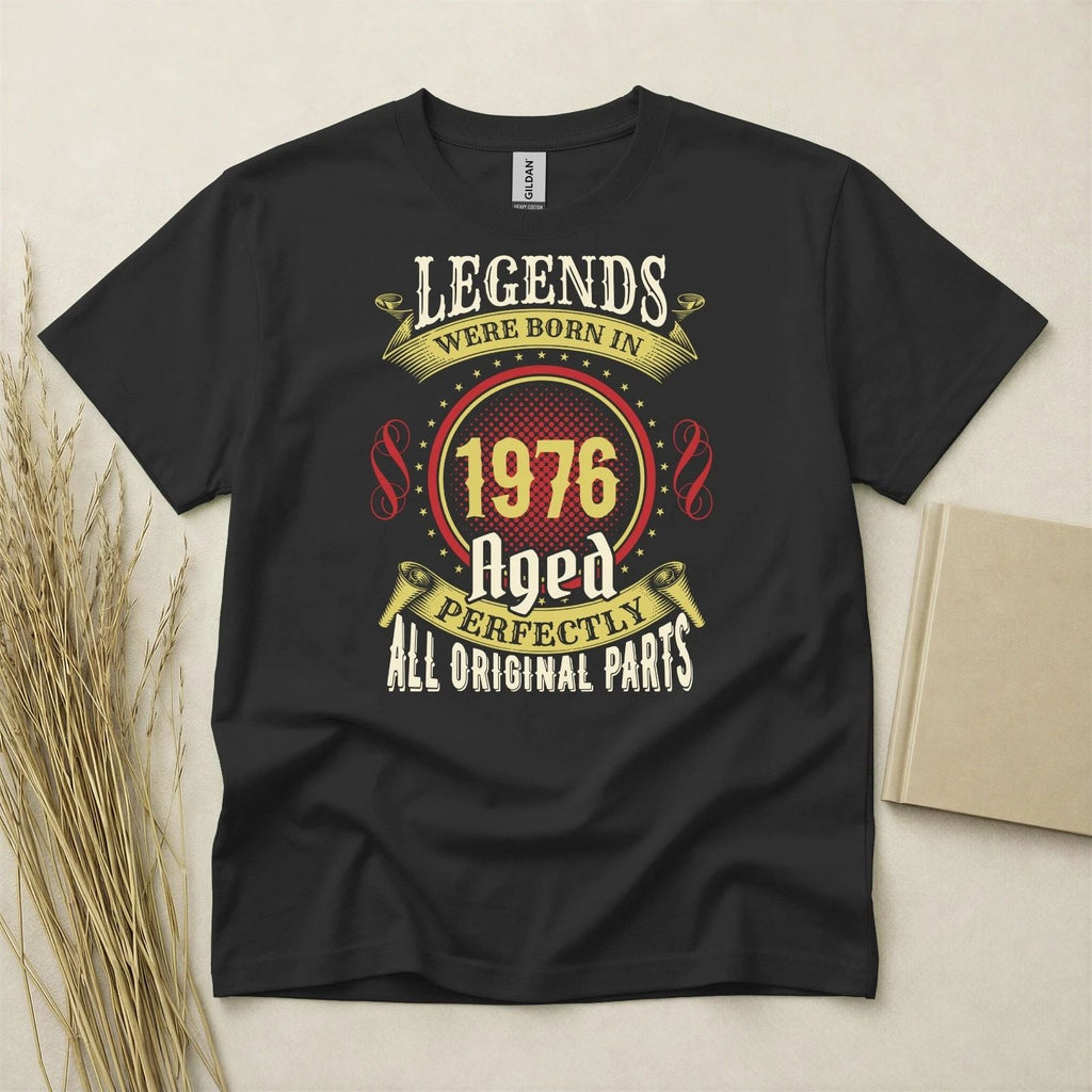 50th Birthday Shirt Born In 1976 50 Years Old Gifts Legend TShirt Fifty Bday Tee Unisex T-shirt, Sweatshirt, Hoodie, Long Sleeve Tee - T-Shirt, Sweatshirt, Hoodie