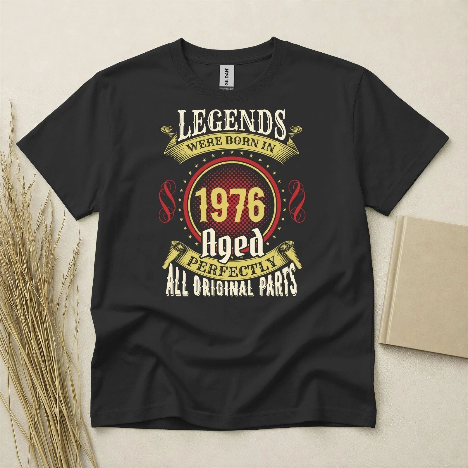 50th Birthday Shirt Born In 1976 50 Years Old Gifts Legend TShirt Fifty Bday Tee Unisex T-shirt, Sweatshirt, Hoodie, Long Sleeve Tee - T-Shirt, Sweatshirt, Hoodie