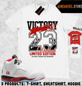Shirt To Match AJ 5 OG Fire Red 2025 Sneaker Matching Tee Victory 23 T-Shirt Unisex T-shirt, Sweatshirt, Hoodie, Long Sleeve Tee - T-Shirt, Sweatshirt, Hoodie