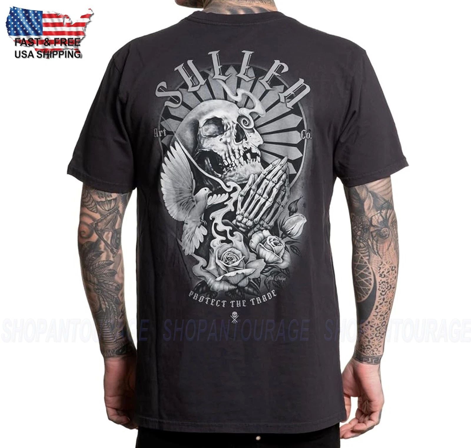 Sullen Art Collective Presence Premium SCM6919 Short Sleeve T-shirt For Men Unisex T-shirt, Sweatshirt, Hoodie, Long Sleeve Tee - T-Shirt, Sweatshirt, Hoodie