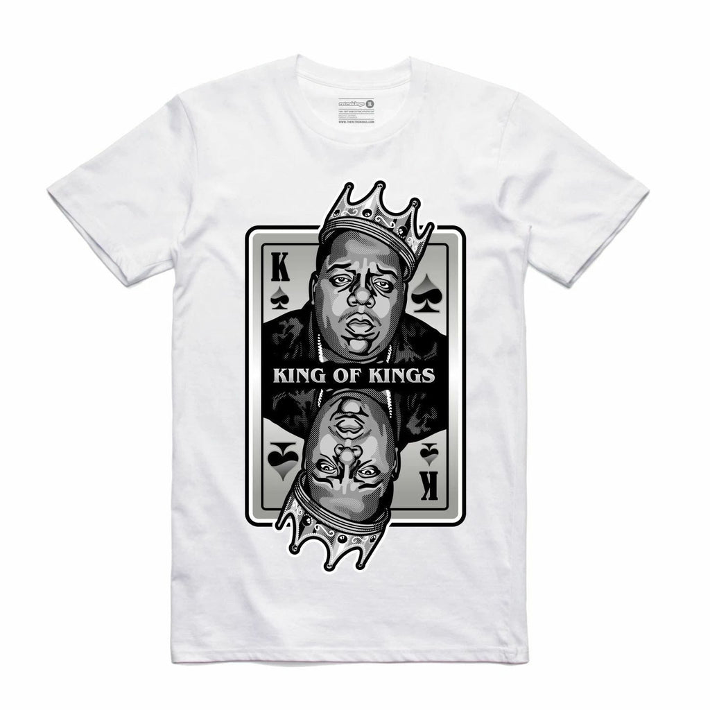 New Streetwear On Demand Notorious King Of Kings White T-Shirt SMALL-3XLARGE Unisex T-shirt, Sweatshirt, Hoodie, Long Sleeve Tee - T-Shirt, Sweatshirt, Hoodie