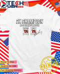Rod BrindAmour 2X Champion Carolina Hurricanes Hockey signature shirt Unisex T-shirt, Sweatshirt, Hoodie, Long Sleeve Tee - T-Shirt, Sweatshirt, Hoodie