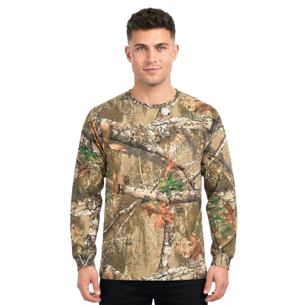 Realtree Edge Camo Long Sleeve Crewneck Cotton T-Shirts Unisex Adult Hunting Tee Unisex T-shirt, Sweatshirt, Hoodie, Long Sleeve Tee - T-Shirt, Sweatshirt, Hoodie