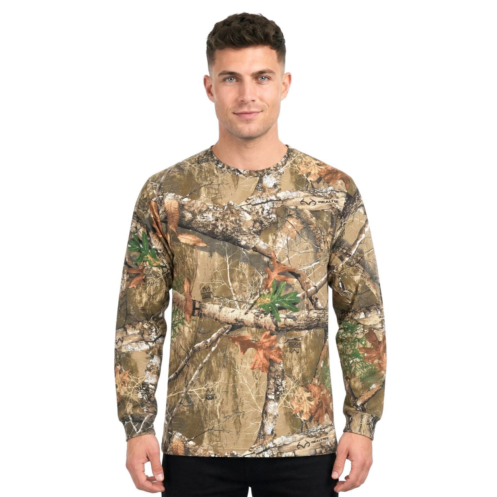 Realtree Edge Camo Long Sleeve Crewneck Cotton T-Shirts Unisex Adult Hunting Tee Unisex T-shirt, Sweatshirt, Hoodie, Long Sleeve Tee - T-Shirt, Sweatshirt, Hoodie