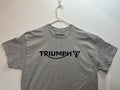 Triumph Motorcycles Classic Logo Biker Tee (Brand New Condition) Gray T-Shirt Unisex T-shirt, Sweatshirt, Hoodie, Long Sleeve Tee - T-Shirt, Sweatshirt, Hoodie