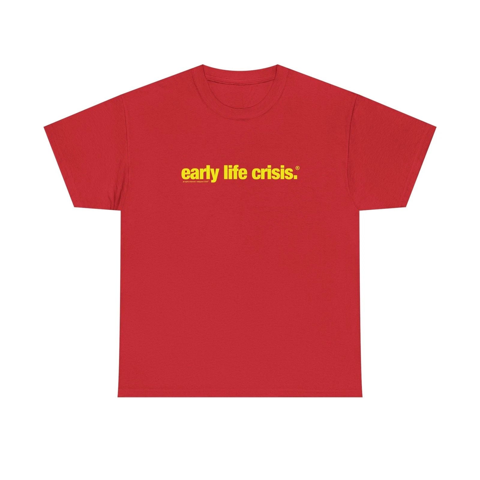 Nettspend Early Life Crisis Wordmark Album Tour Merch T-Shirts Tees - All Colors Unisex T-shirt, Sweatshirt, Hoodie, Long Sleeve Tee - T-Shirt, Sweatshirt, Hoodie